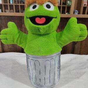 Oscar the Grouch Sesame Street 13" Pre owned
